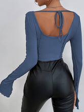TIE BACK CROP CROP